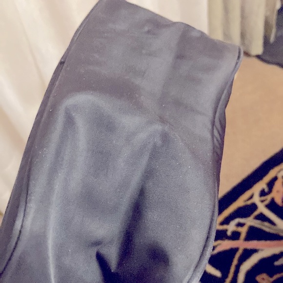 CHANEL TOILETRIES BAG. BLACK. CHANEL PRINTED IN RAISED LETTERS. HAS HANDLE. EUC - Picture 8 of 10